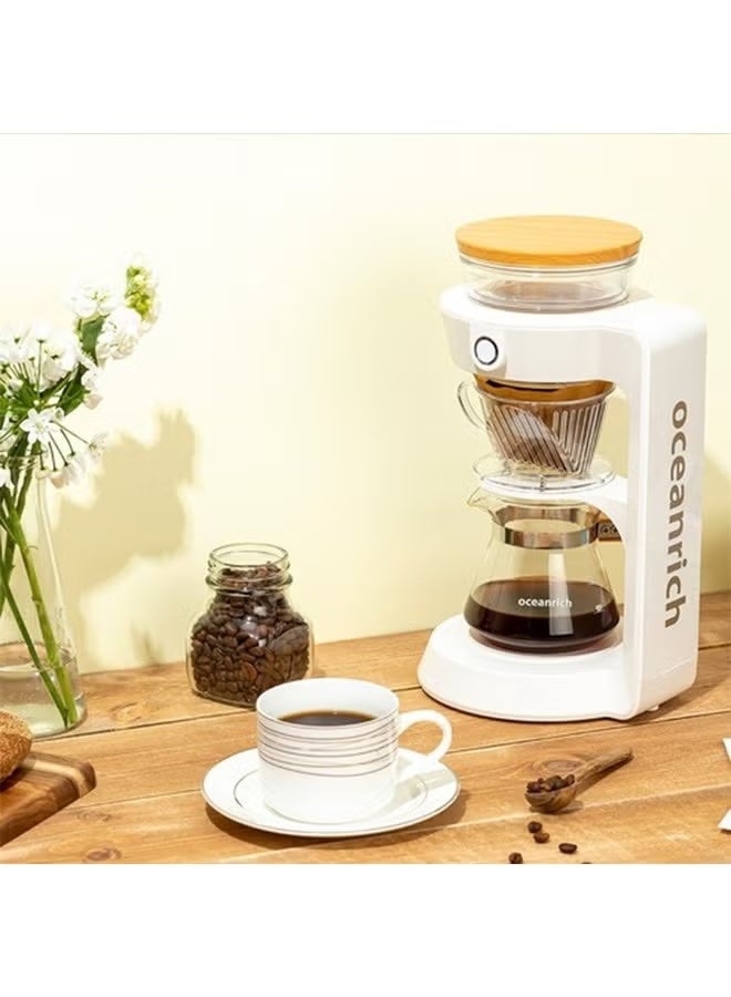 Oceanrich Small household fully automatic pour - over coffee maker with drip - type American - style brewing function - Image 3